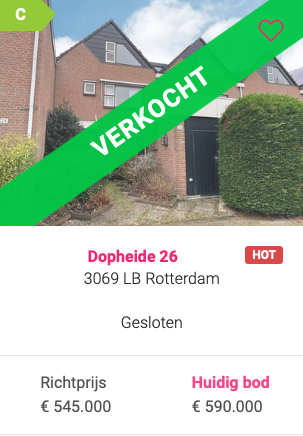 Verkoopresultaten makelaar Nieuwerkerk-aan-den-IJssel