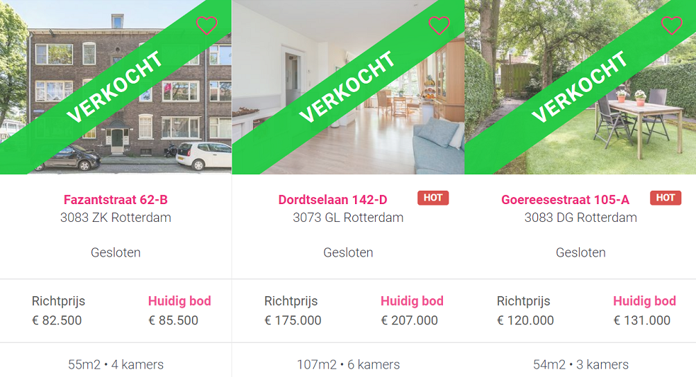 Verkoopresultaten makelaar in Reeuwijk