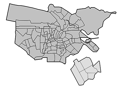 Alle wijken in Rotterdam